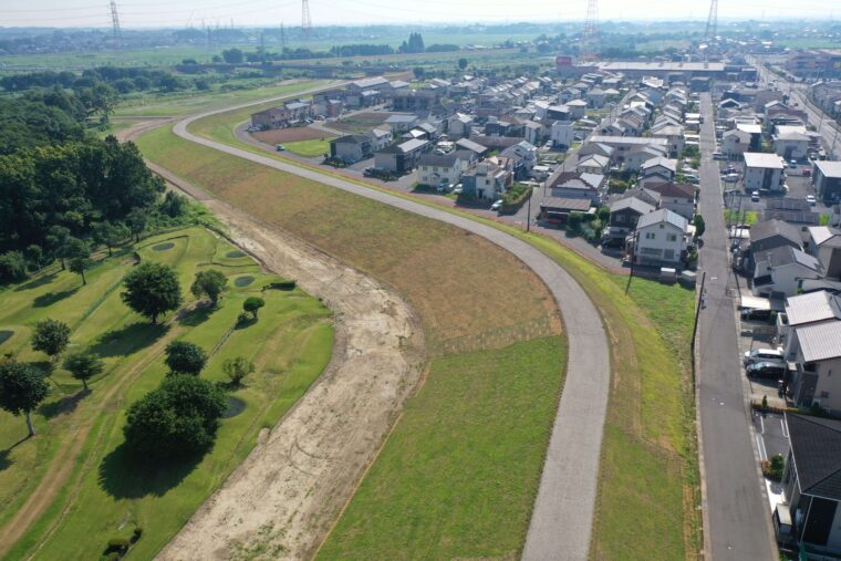 Ｒ２都幾川右岸あずま町築堤工事