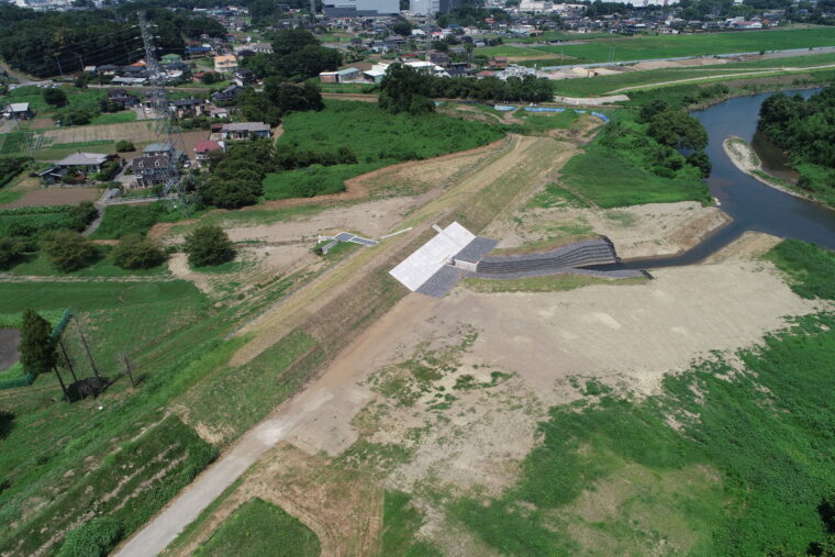 河川改修工事（左岸Ａ－１工区）