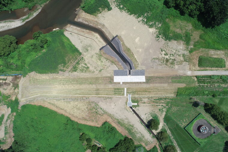 河川改修工事（左岸Ａ－１工区）