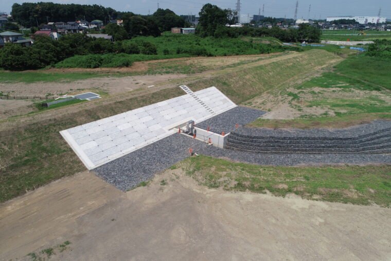 河川改修工事（左岸Ａ－１工区）