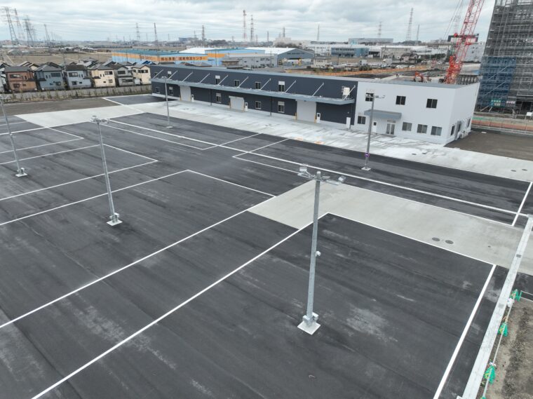 （仮称）株式会社仙台銘板　鴻巣箕田地区産業団地　外構工事