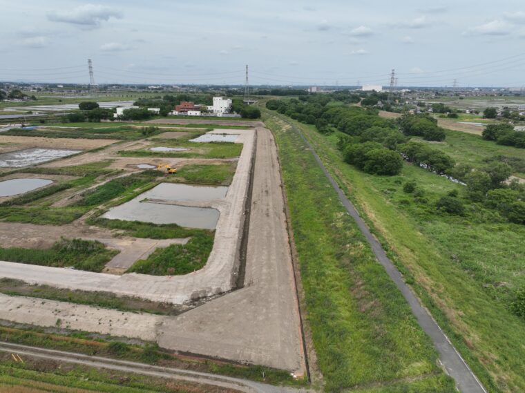 総土除）河川改修（補助）工事（九十九川調節池築堤工その３）